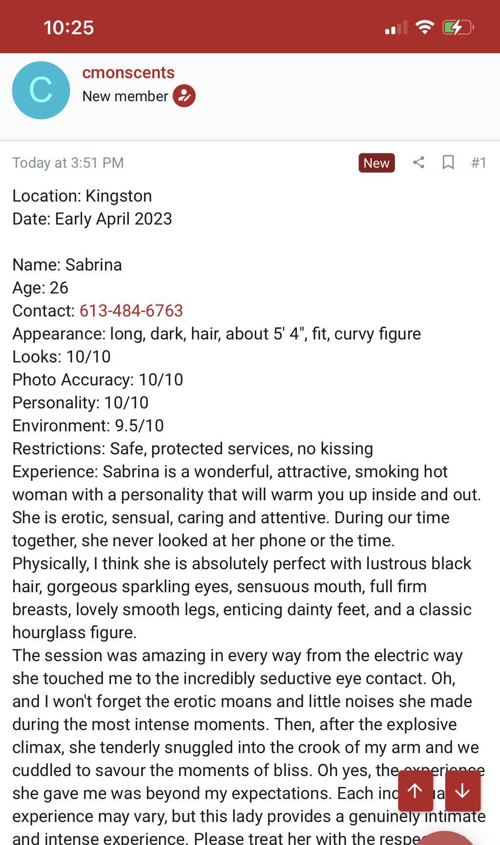 Sabrina is Female Escorts. | Kingston | Ontario | Canada | scarletamour.com 