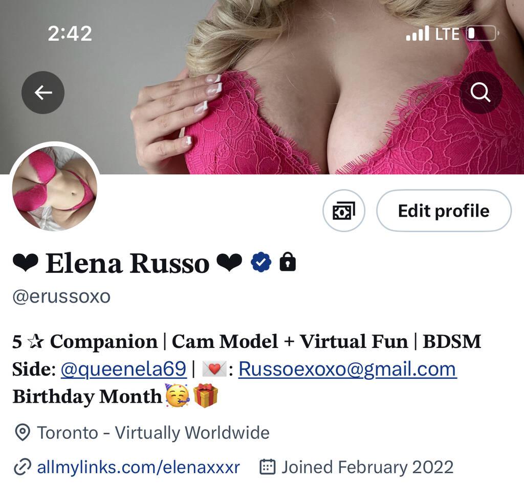 ELENA RUSSO 647.716.8069 is Female Escorts. | Vancouver | British Columbia | Canada | scarletamour.com 