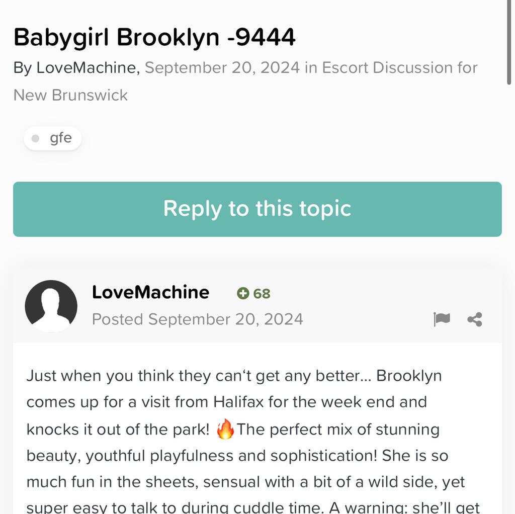 
                        Brooklyn Allure
                     is Female Escorts. | Fredericton | New Brunswick | Canada | scarletamour.com 