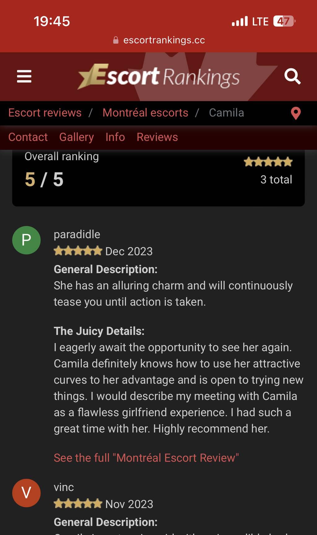 
                        Camila Dolce
                     is Female Escorts. | Trois Rivieres | Quebec | Canada | scarletamour.com 